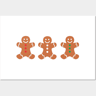 Gingerbread man design Posters and Art